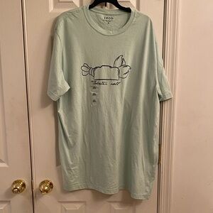 Izod Light Green Graphic Tee for Men